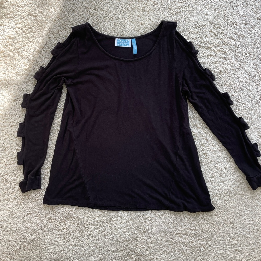 Black Long Sleeve Top